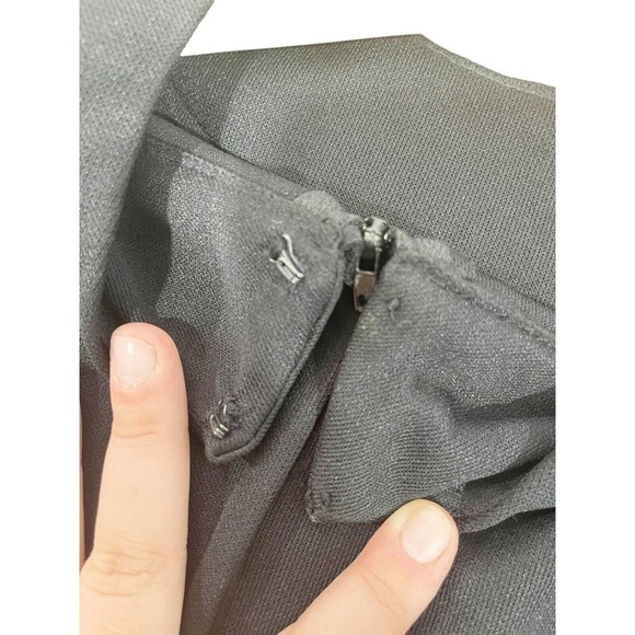 Lady Alden Shop Vintage Black Bling Maxi Long Goth Wednesday Adams Dress Size 20 - Picture 8 of 10